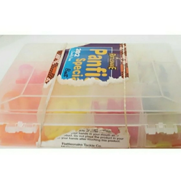 Vintage Made in the USA Rattlesnake co tackle bait & plastic box - Picture 8 of 14